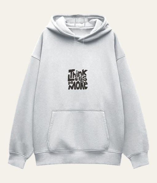 Think Less More Minimalist Graphic T-Shirt