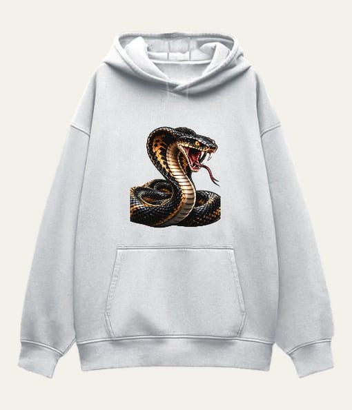 Striking King Cobra