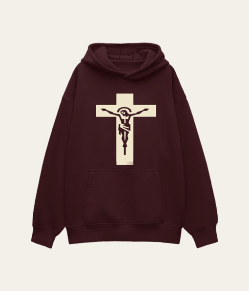 Minimalist Crucifixion Cross Jesus Graphic T-Shirt