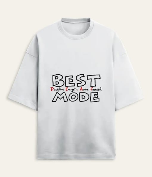 Best Mode - Oversized T shirt (For Both Male & Female)