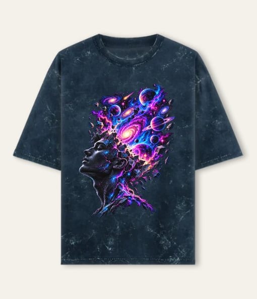 Infinite Within — Cosmic Acid wash t shirt