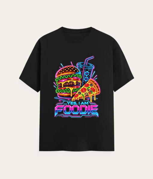 FOODIE BY NATURE – Neon Bites Classic T-Shirt