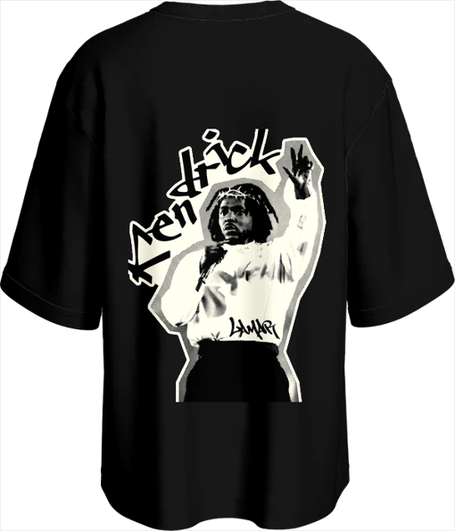 K-Dot 'Prophet' Graphic Oversized T-Shirt