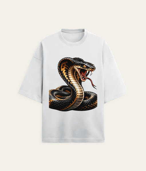 Striking King Cobra