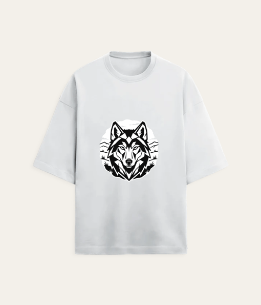 Geometric Wolf Crest